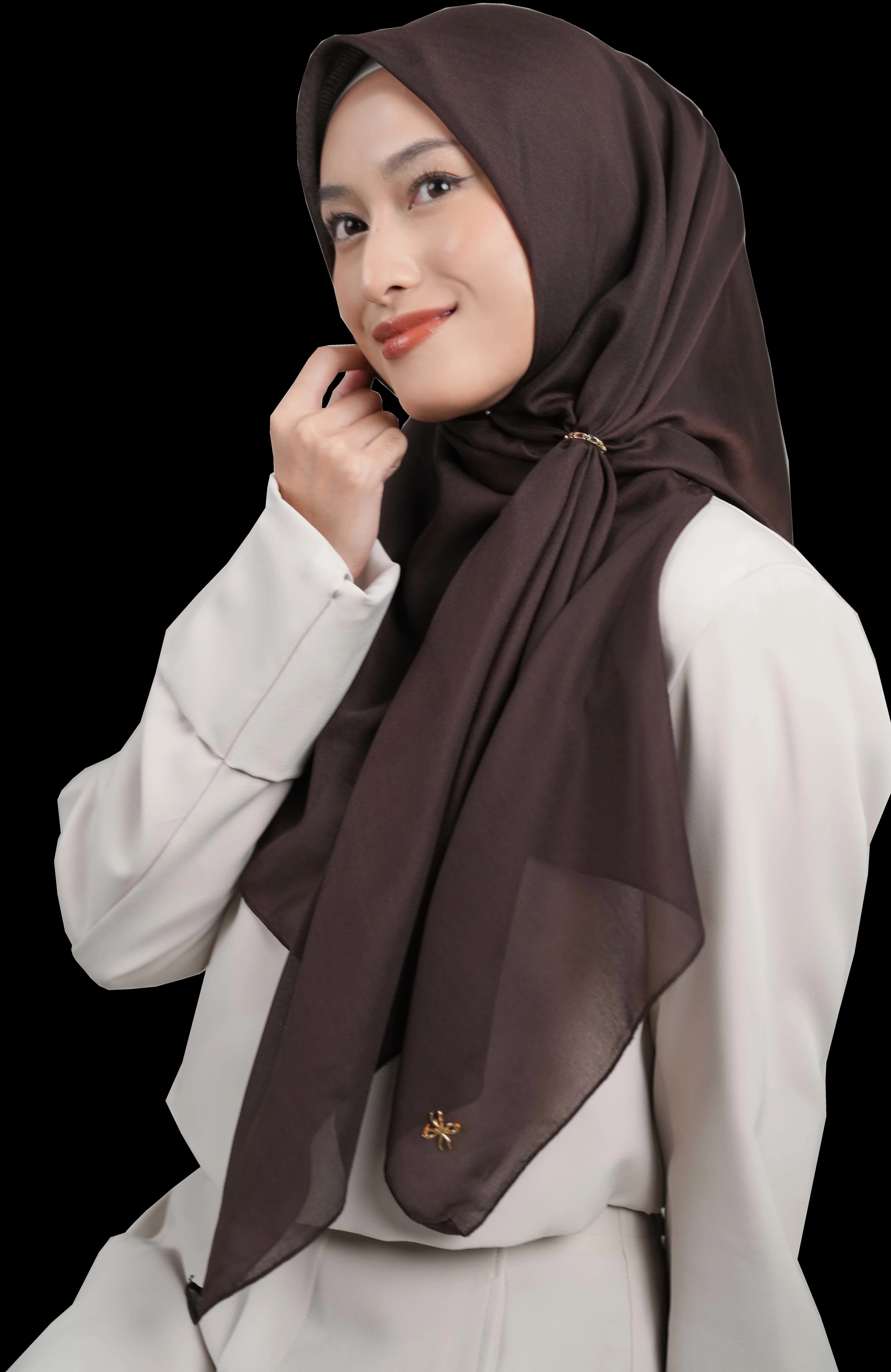 HYRA Scarf Brown